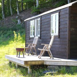 Lej en hytte midt i Grejsdalens vilde natur